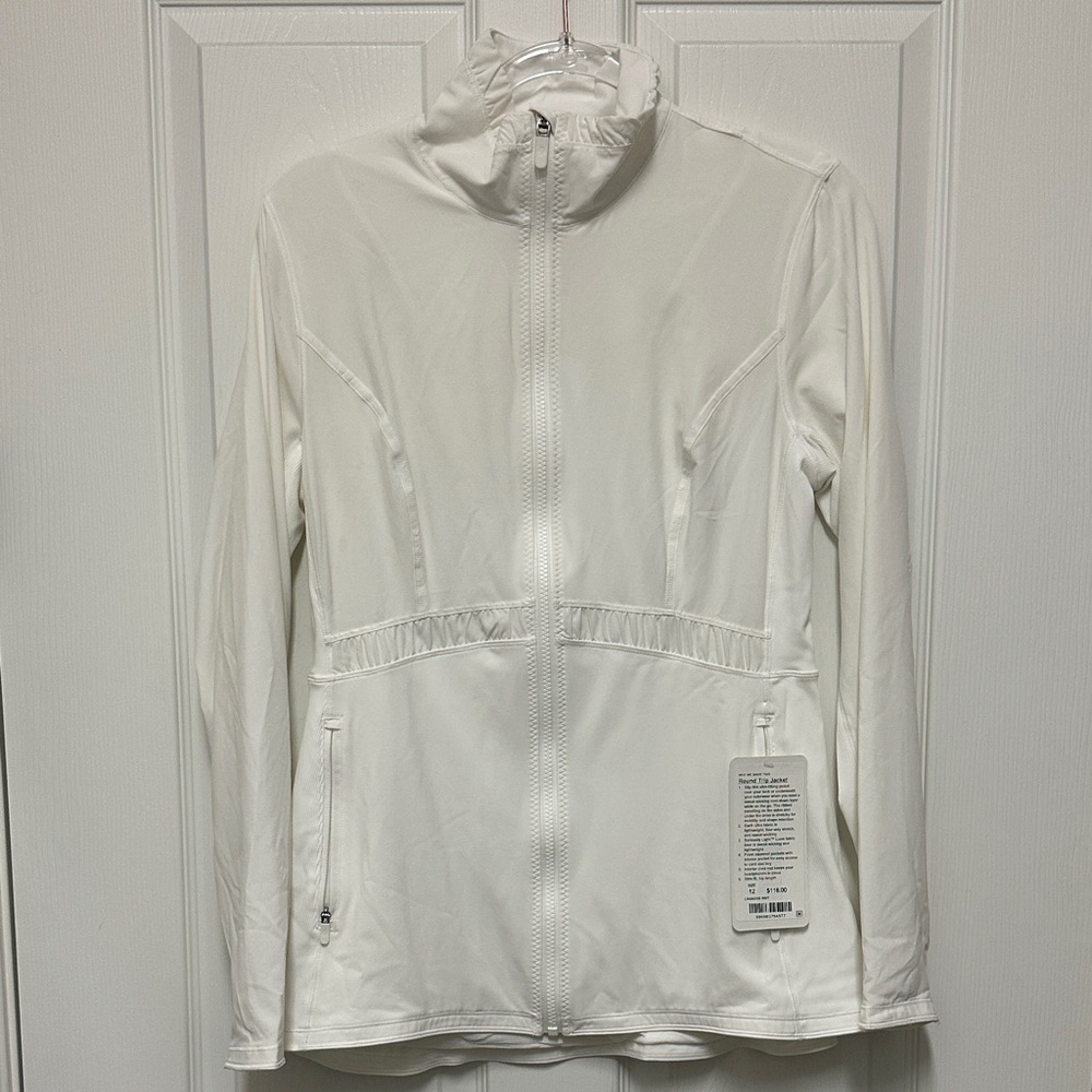 NWT Lululemon Round Trip White Jacket
